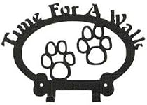 Dog Leash Hook - Paw Prints (Time for a Walk)