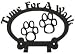   - Dog Leash Hook - Paw Prints (Time for a Walk)