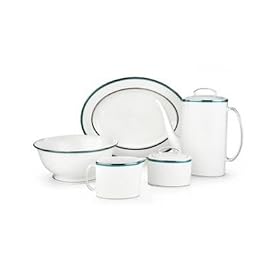 kate spade Library Lane Platinum Covered Sugar Bowl Platinum by Kate Spade