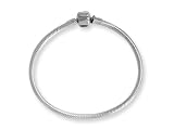 Reflections Sterling Silver SimStars Clasp Bead Bracelet 8.50 inches
