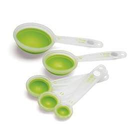 Progressive International Flexible Measuring Spoons, GreenProgressive International Flexible Measuring Spoons