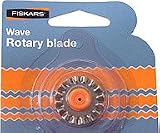 Fiskars Portable Rotary Trimmer 28mm Replacement Blade, Wave