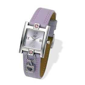 Youthful fashion watch with charm -blue - 2285
