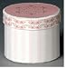 Miniature Pink Rose Hat Box by Lindee's Little Linens