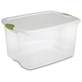 Sterilite 66-Quart See-Through Storage Box with Latching Lid, Set of 4 Best Buy