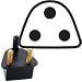 Voltage Valet Electrical Outlet Adapter - Style E (Ungrounded)