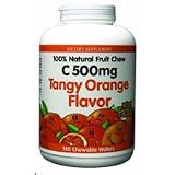 Natural Factors - C 500mg Natural Fruit Chews - Tangy Or - T - 180