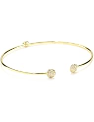 Jemma Wynne "Prive" 18k Yellow Gold and Diamond Bangle Bracelet (0.23 cttw, G-H Color, SI1-SI2 Clarity)