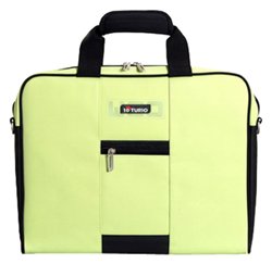10turio Cato Laptoptasche bis 38,1 cm (15 Zoll) mit Laptopfach, gr&uuml;n