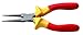 Facom FA-189.17VE - Round Nose Pliers, Jaw Length: 1-13/16", Overall Length: 6-7/8", Handle Style: Insulated, Jaw Thickness: 11/32"