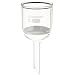 Chemglass CG-1402-18 Glass Buchner Filtering Funnel with Coarse Frit, 150mL Capacity, 16mm OD x 75mm Length Stem, 60mm Diameter