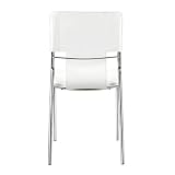 Zuo 404132 Trafico Side Chair White - 4 Pack by zuo