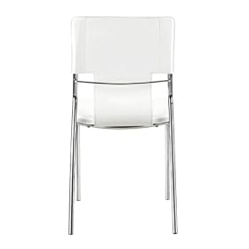 Zuo 404132 Trafico Side Chair White - 4 Pack by Bar Stools