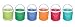 Garden Works Presto Bucket Collapsible Bucket Yellow