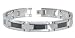 Tungsten Carbide Black Carbon Fiber Inlay Men's Bracelet (Length 7