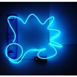 9ft Blue Neon Glowing Strobing Electroluminescent Wire (El Wire)