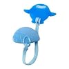 Soothie Pacifier Attacher - Blue Penguin with Igloo Clip