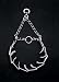 C CHAIN PINCH COLLAR MED. 18"