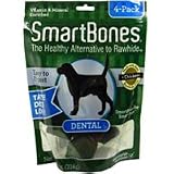 SmartBones Dental Rawhide Alternative Bone Dog Treat mini 14 oz bag 24 count