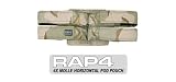 4x MOLLE Horizontal Pod Pouch (Desert Camo) - paintball chest protector
