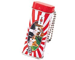 なめんなよ　なめ猫シリーズ　缶　携帯灰皿　2：レッド