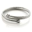 N/A Stainless Steel Bangle, Weight: 17.40gm