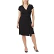 Mossimo&reg; Black Plus Faux Wrap Dress - Black