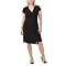 Mossimo&reg; Black Plus Faux Wrap Dress - Black