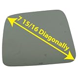 1986-1997 NISSAN-DATSUN PICKUP Manual, Flat, Driver Side Replacement Mirror Glass by Automotive Mirror Glass