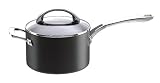 Raymond Blanc by Anolon Professional Hard Anodised Non-stick Saucepan with Helper Handle, 20 cm, 3.8 Litre