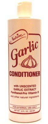Nutrine Garlic Conditioner 16 oz. Unscented (3-Pack) with Free Nail File