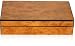Light Burl Wood Cufflinks Case