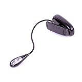 DURAGADGET Lampe de Lecture LED Clip pour lecteur de livre �lectronique Amazon Kindle 3 WIFI / 3G+WIFI, Kindle 4, Kindle Touch / Touch 3G, Kindle Paperwhite et tablettes Kindle Fire et Kindle Fire HD (sortie 2012) - pour une utilisation mondiale - Garantie 2 anspar Duragadget