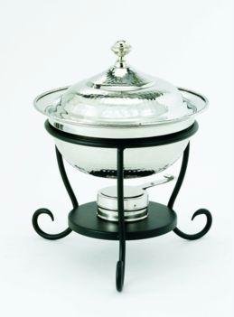Exclusive By Old Dutch 12 x 15 Round Stainless Steel Chafing Dish 3 Qt.