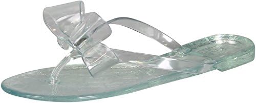 Kali Footwear Women Ribbon Bow Flat Jelly Sandal
