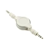 Apple iPod MP3 Car Audio Auxiliary Retractable Cable 3.5mm