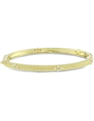 Judith Ripka "Romance" Double Rope with Diamond Bangle Bracelet