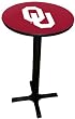 Oklahoma Sooners Pub Table with Black Commercial Base