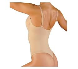Lipo in a Box "Original Firm Control" Thong Bodysuit With Underwire, Nude or Black, XS thru L