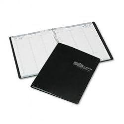 Professional Planner Ruled 1 Week/Spread with 15 Min. Appts, 8 1/2 x 11, Black (HOD27202)