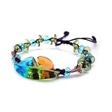 Liuli Internet Explorer Glass Pendant Bracelet