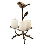 Bird Triple Candleholder