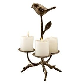 Bird Triple Candleholder