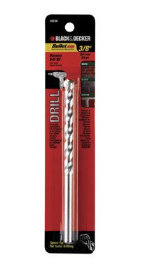 Black & Decker Accessories #16738 3/8x6 Bullet Mason Bit