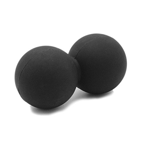 EZsport Double Lacrosse Massage Ball for Thoracic Spine, Peanut Massage