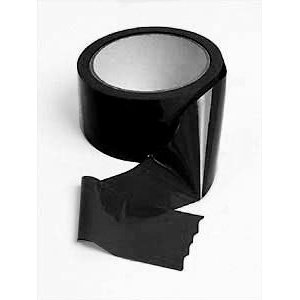 Restraint Bondage Tape 1 Roll Black