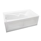 Jacuzzi R095959WH Cetra 536 Acrylic 60-Inch by 36-Inch by 21-1/4-Inch Soaking Bath, White Finish