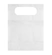Medline Disposable Slip-On Adult Bibs Overhead,White, 16X33 - 300/Case