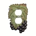 GRAPE CLUSTER red wine vineyard tuscan country WALL electrical OUTLET COVER plate kitchen dining room bar home decor