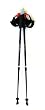 KEYTZ Nordic Walking Fitness Poles - Lightweight Carbon/Aluminum Shafts (Black, White, or Pink) - Pair